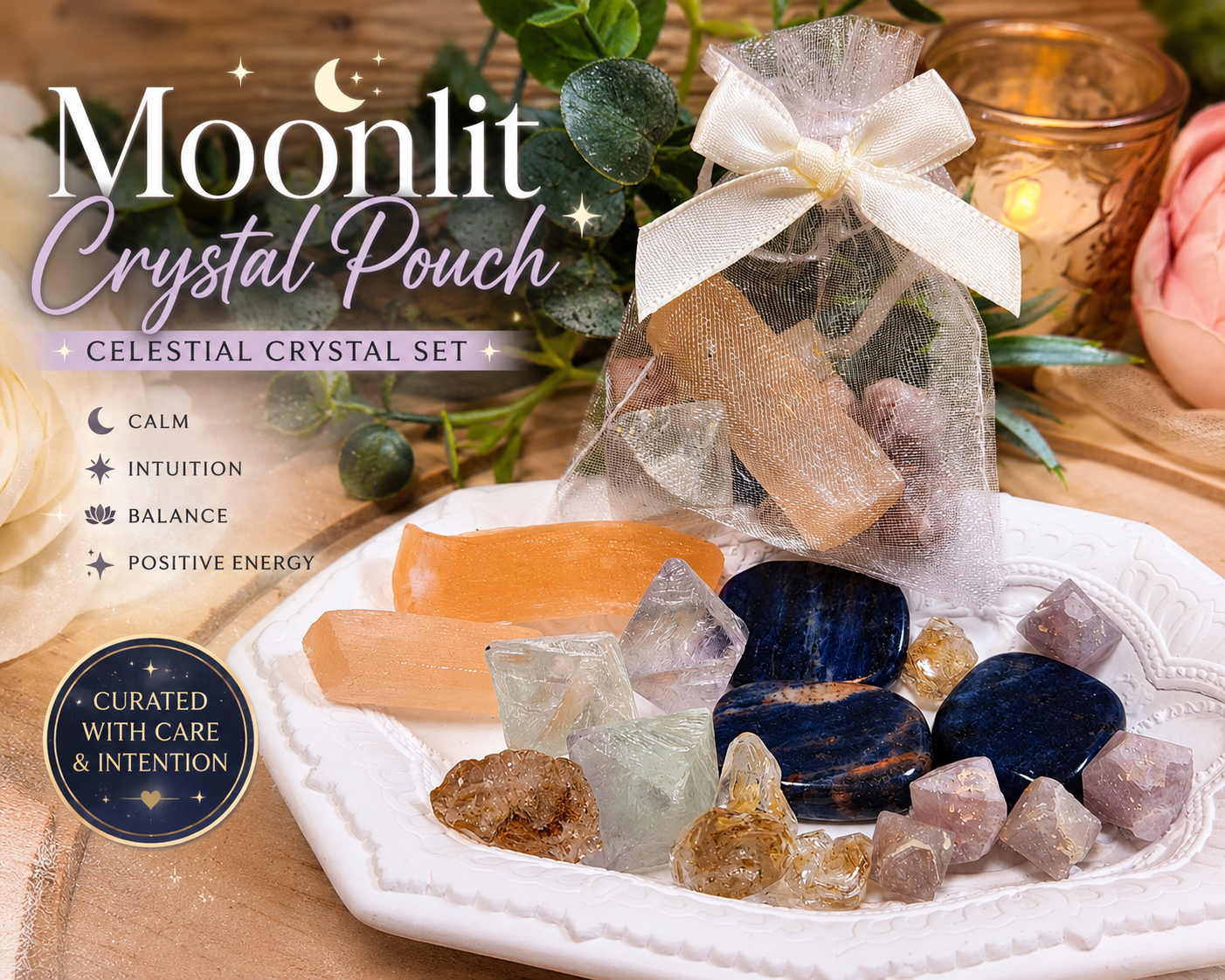 Moonlit Companion Pouch ✨ Celestial Crystal Collection