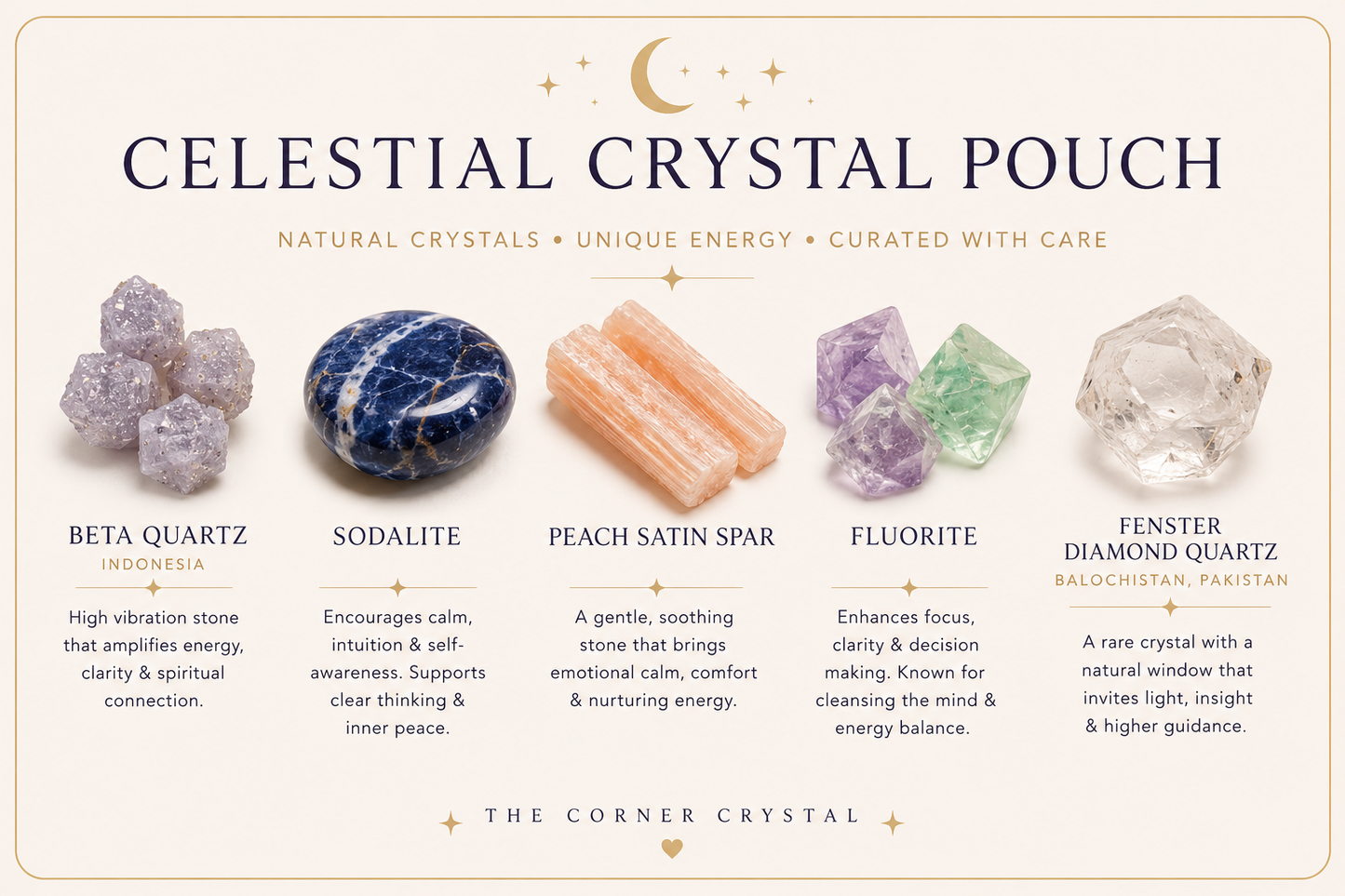 Moonlit Crystal Pouch